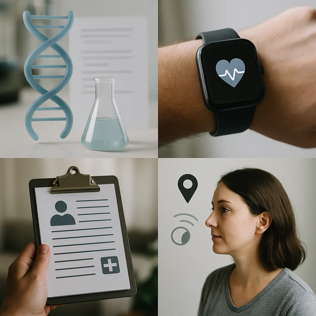 Illustration of AI presence in healthcare innovation