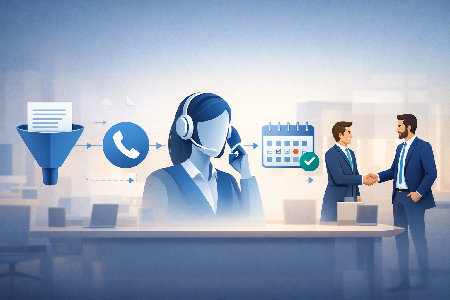 AI voice agents automating sales outreach and lead qualification