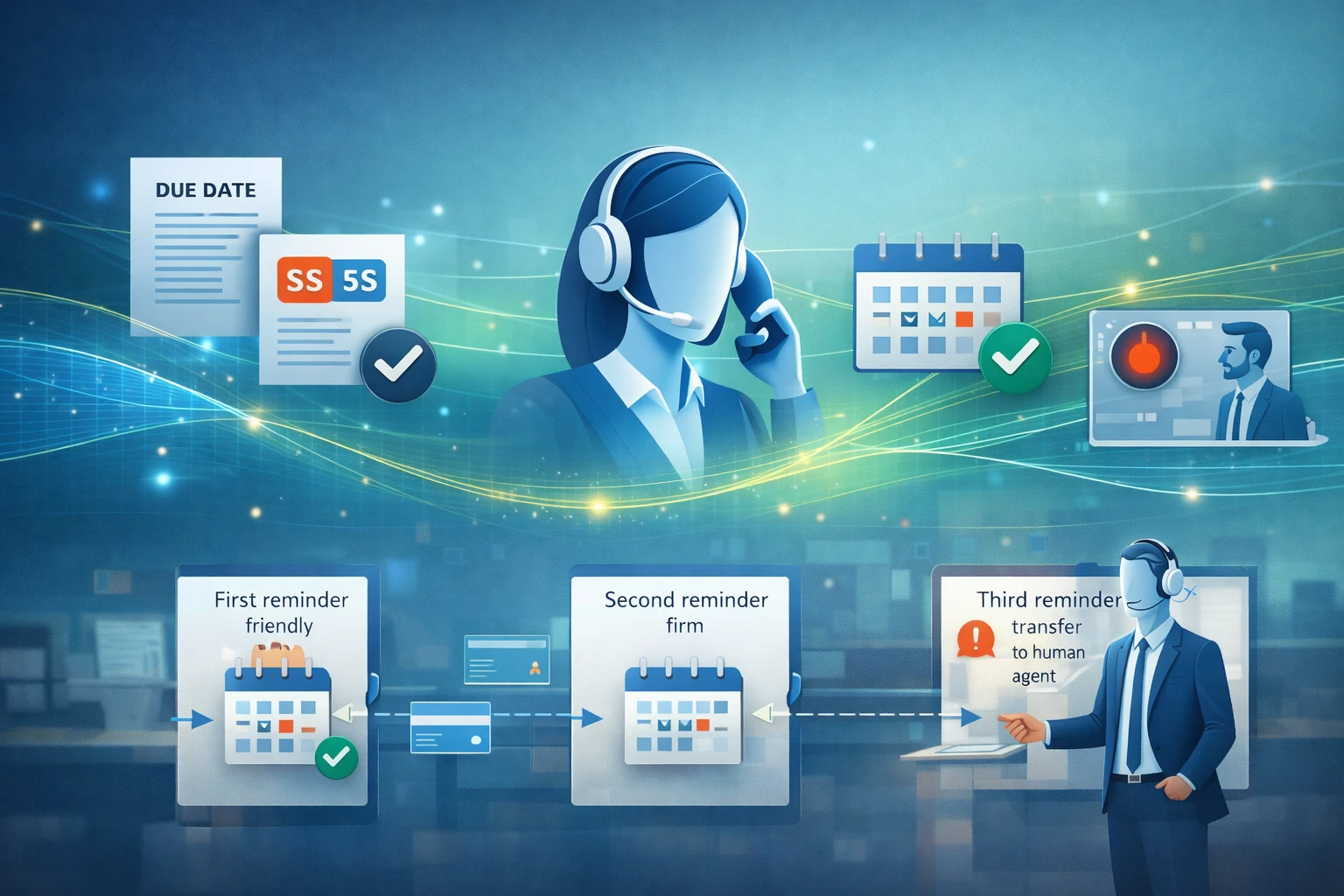 AI voice agents for automated payment reminders and collections