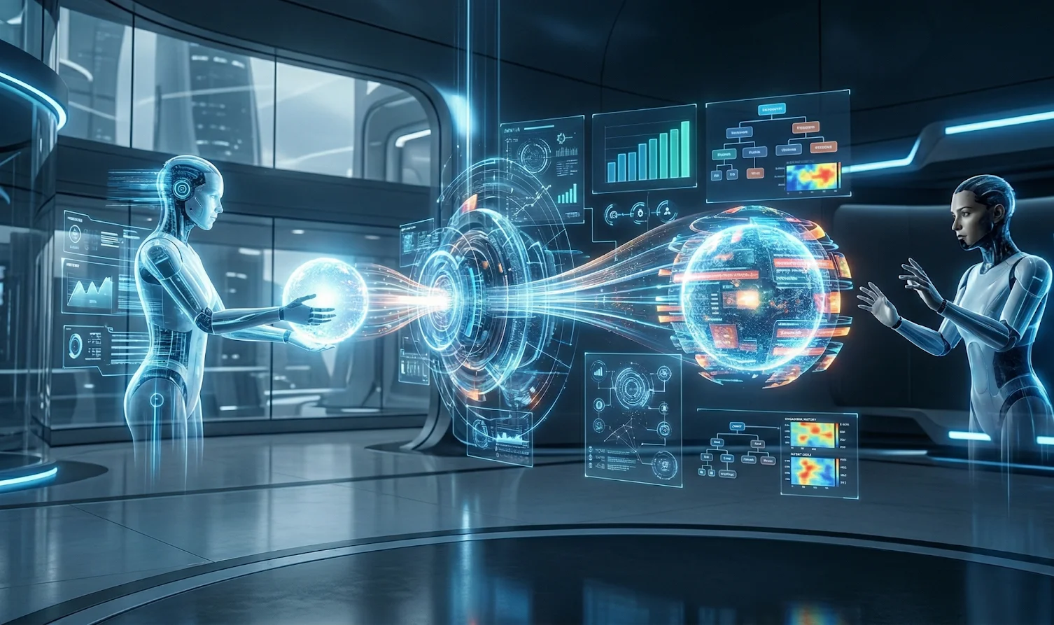 AI optimizing lead handoff between marketing and sales by enriching data with intent signals and engagement history