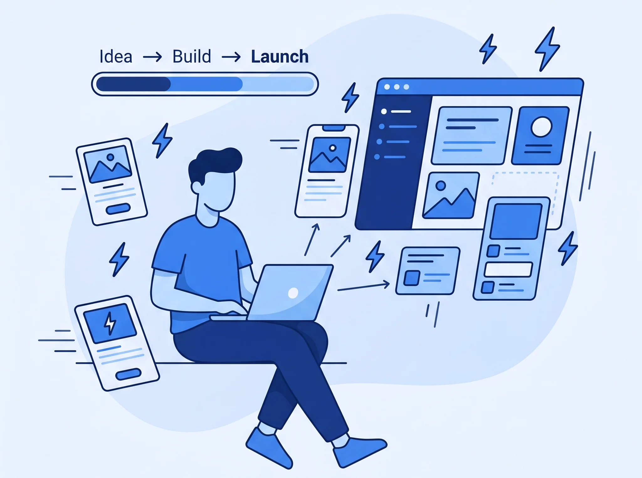AI enabling founders to quickly build and launch MVP products over a weekend with minimal effort