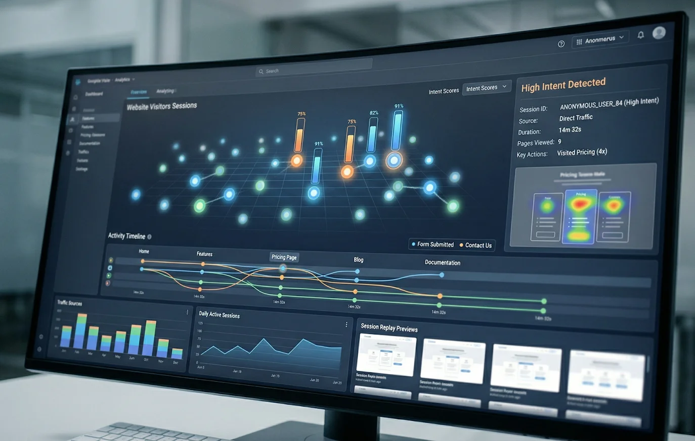 AI identifying anonymous high intent users without conversions