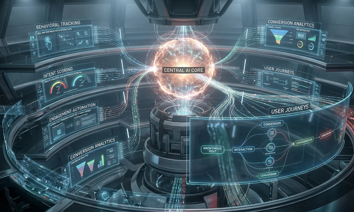 AI autonomously managing end to end lead conversion system