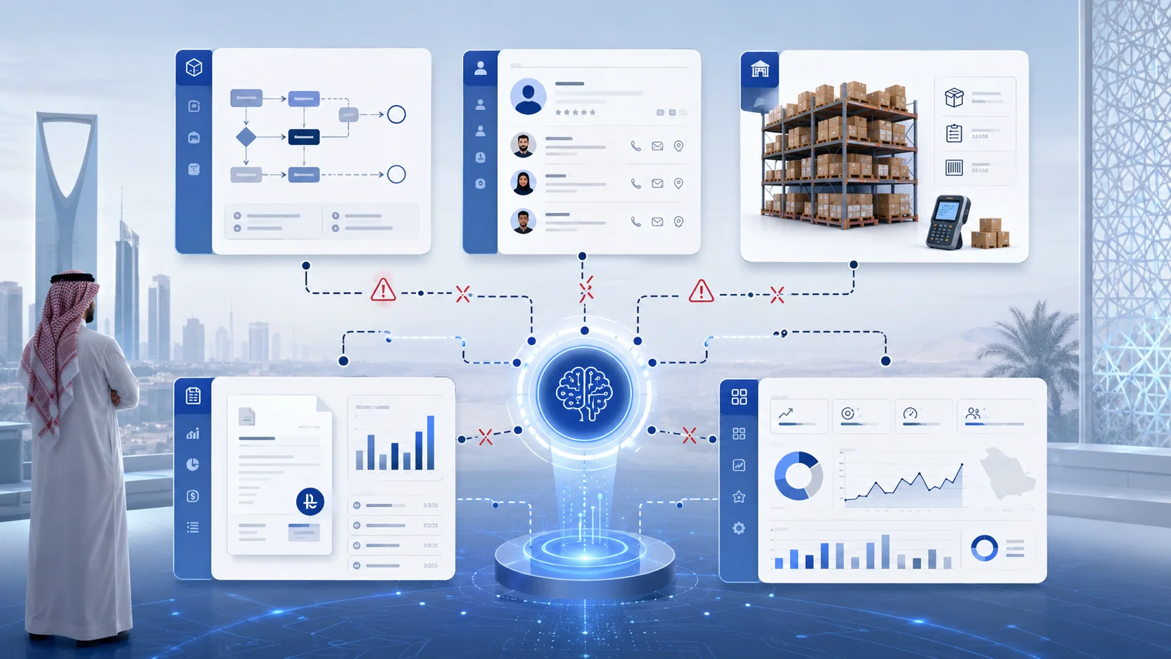 AI consulting in Saudi Arabia helping enterprises fix disconnected operations and workflow gaps.