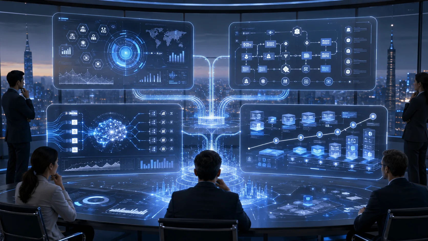 AI readiness assessment framework connecting business workflows to technical execution