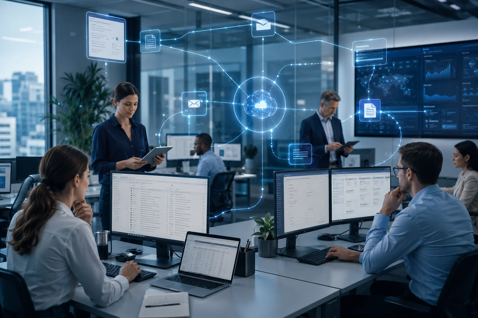 Automation assessment identifying manual workflows before AI implementation