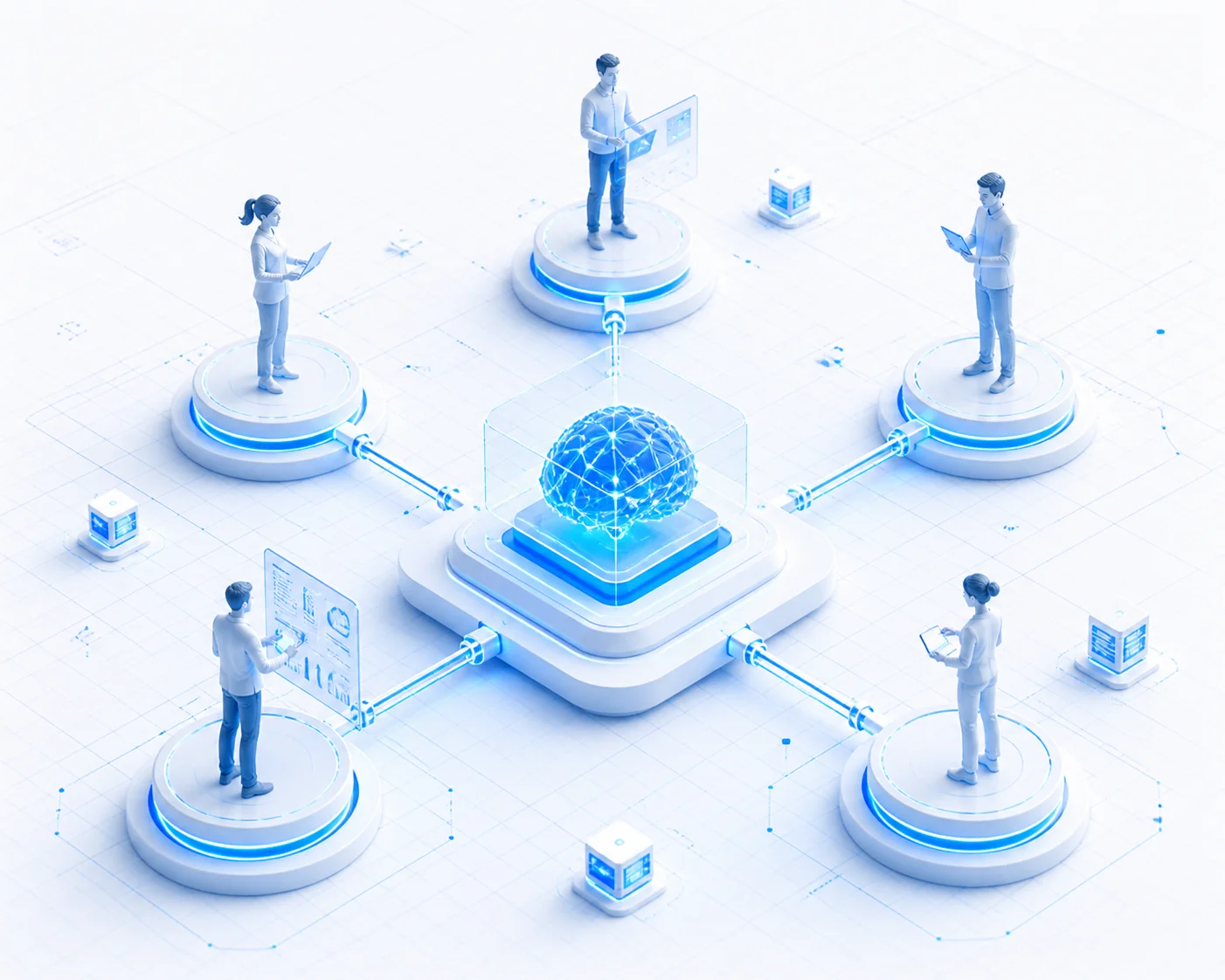 Enterprise AI team being assembled rapidly with clear roles and structured execution plan