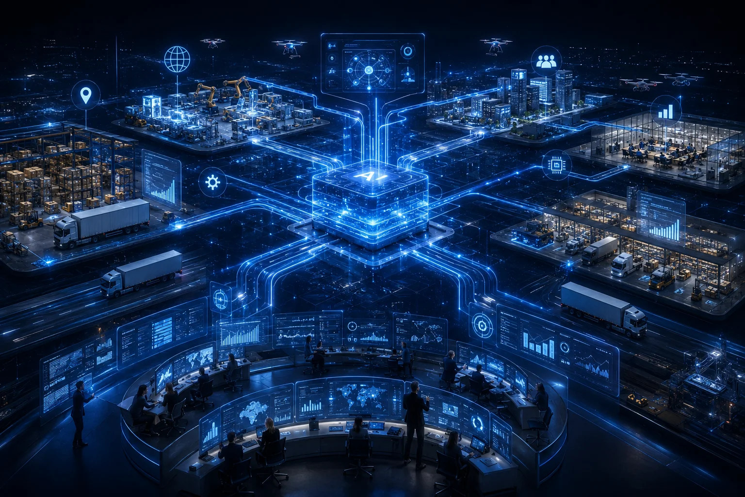AI transforming from isolated tools into connected operational systems across enterprises