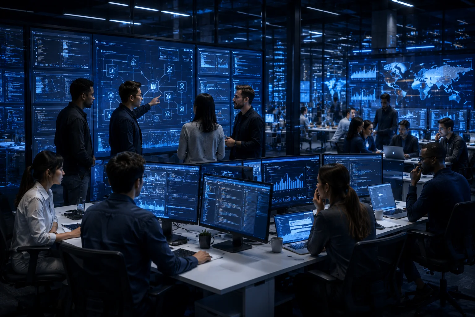 Embedded AI engineers integrating directly into enterprise product and operations teams